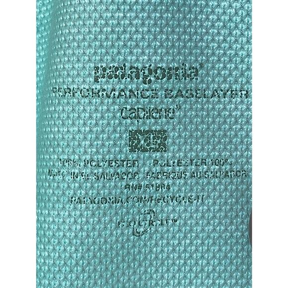 Patagonia Capilene Performance Baselayer Top Teal Women’s XL Winter Skiing Snow - Picture 7 of 9